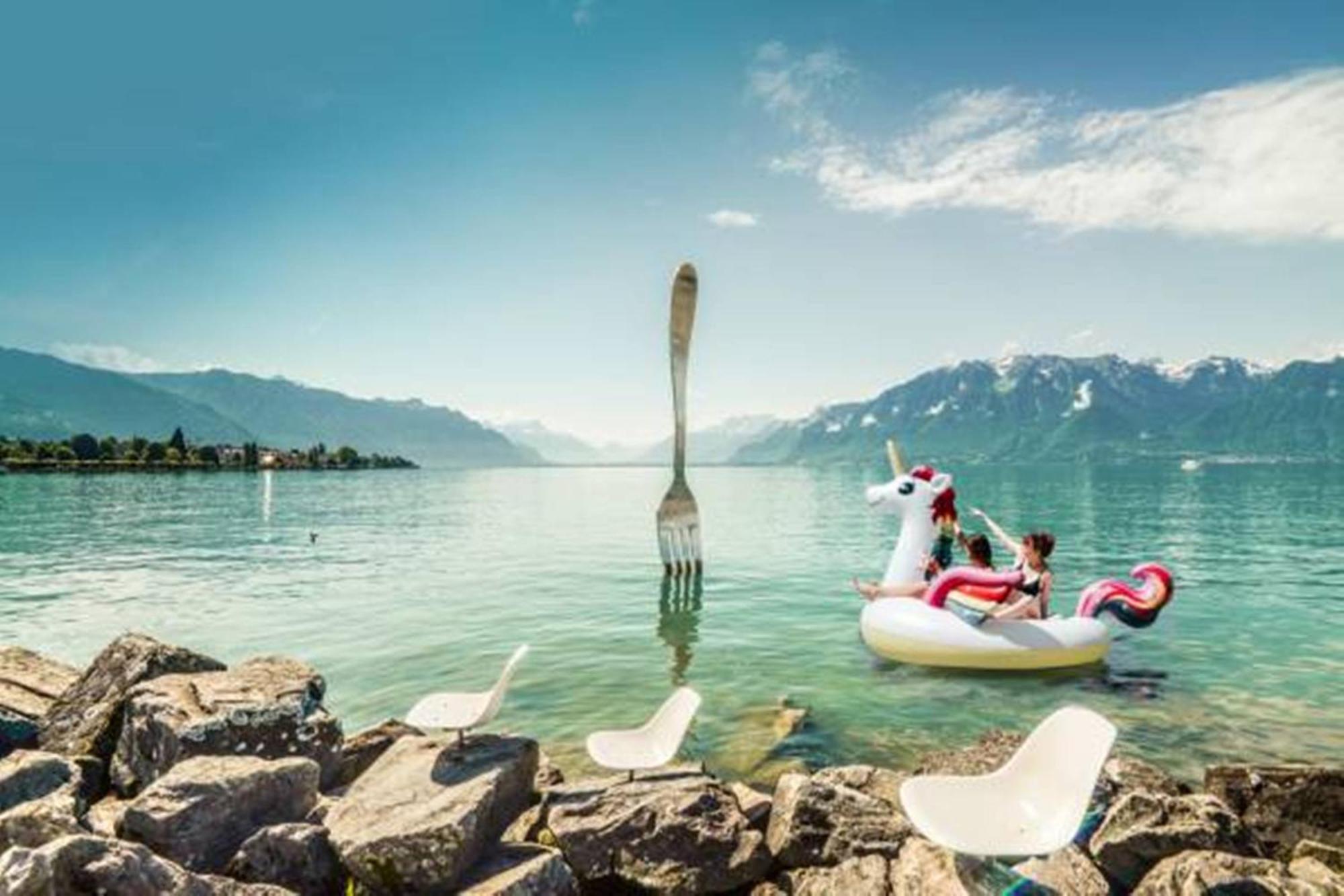 Chatonneyre Hotel & Restaurant Vevey Exterior foto